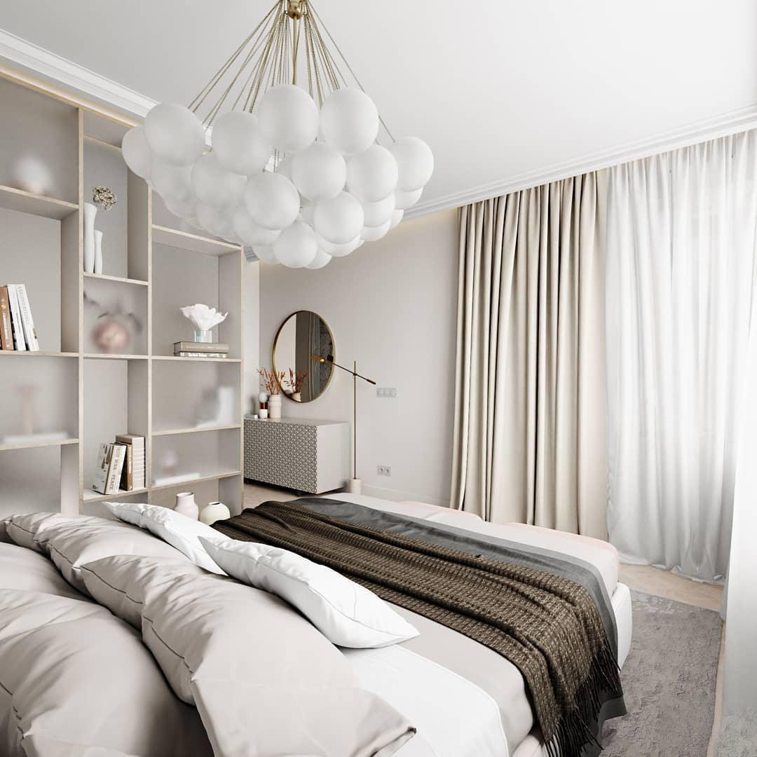 Minimalist Clustered Spherical Chandelier Fixture