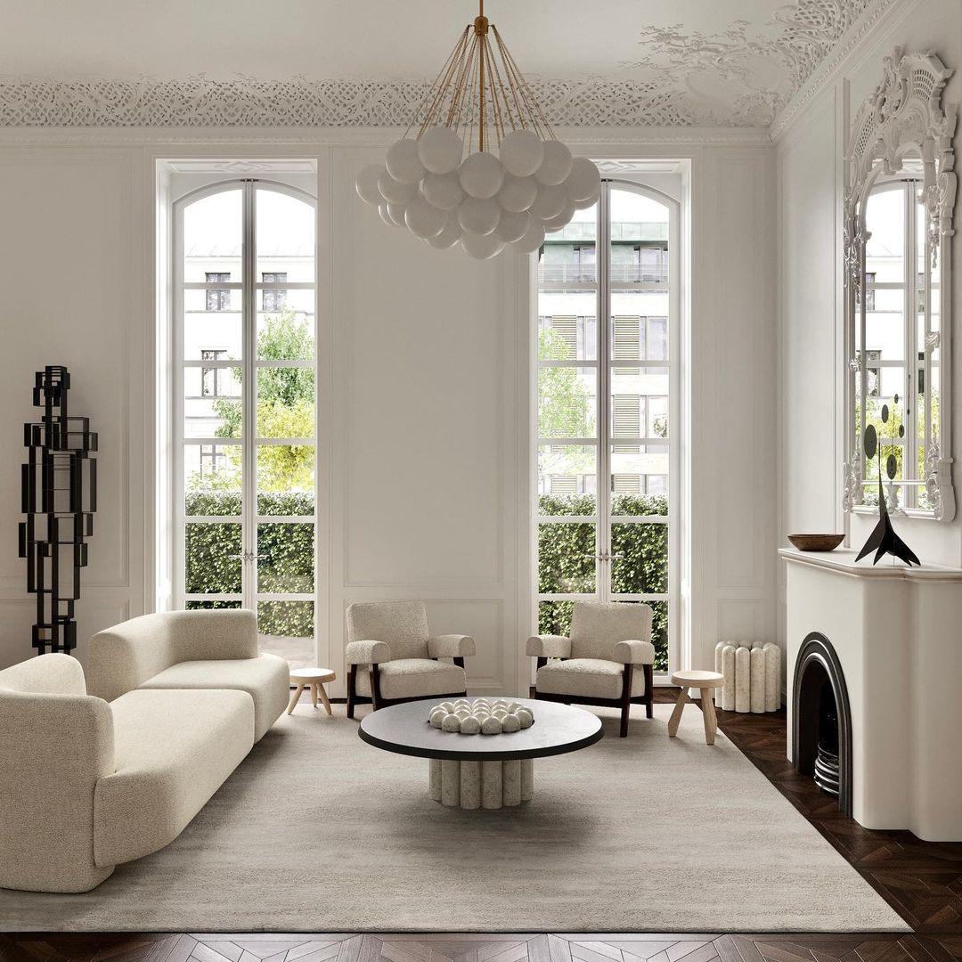Minimalist Clustered Spherical Chandelier Fixture