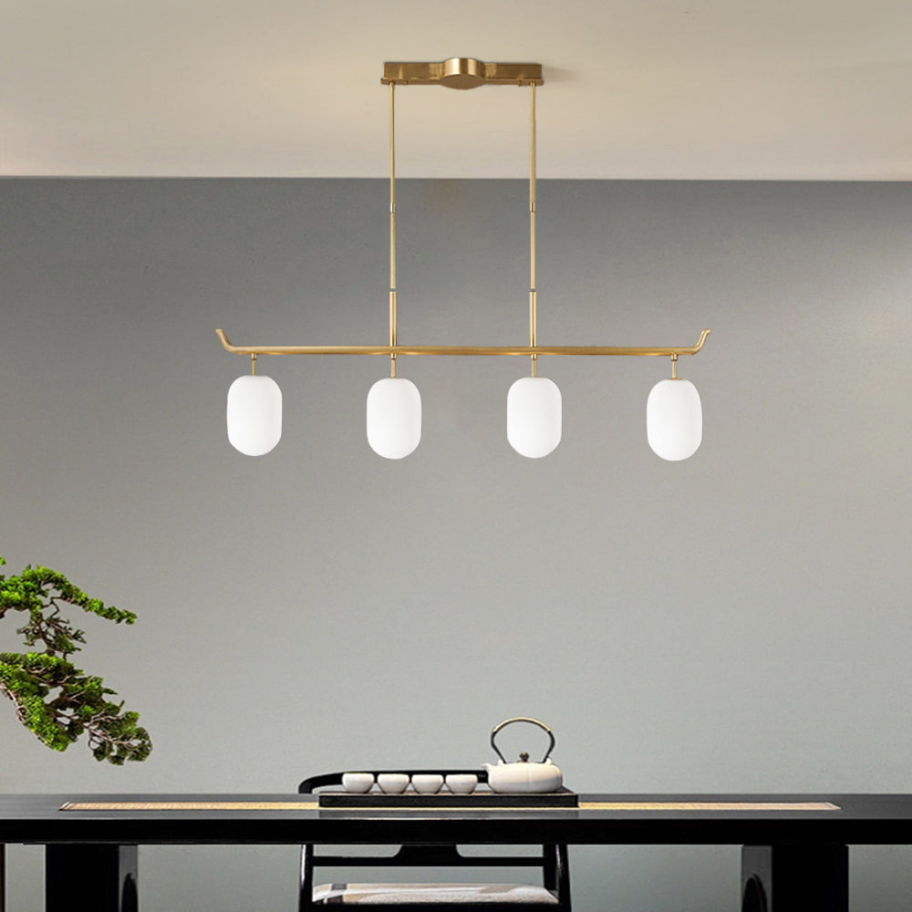 Copper Pendant Light, Mid-Century Modern Design