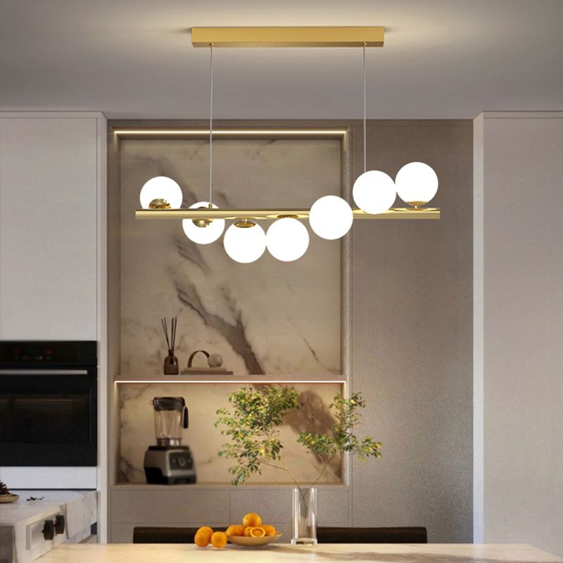 Gold Pendant Light – Mid-Century Modern Glow