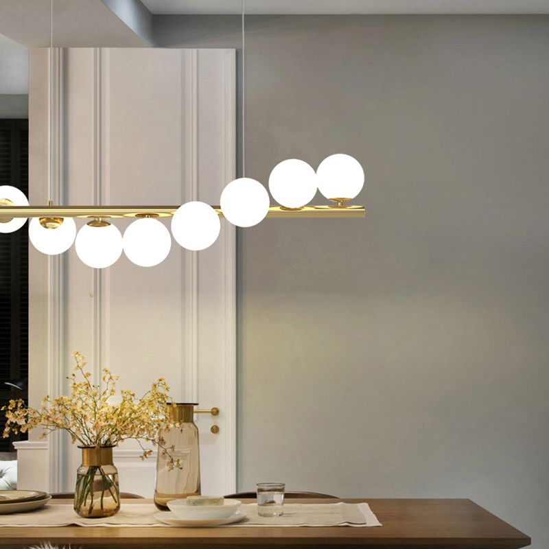 Gold Pendant Light – Mid-Century Modern Glow