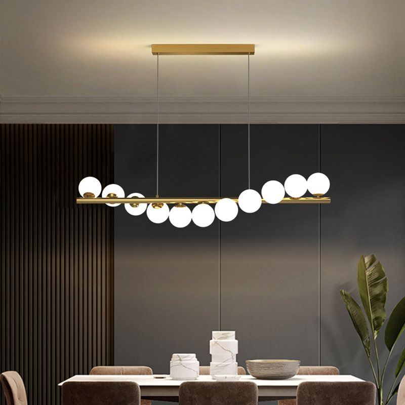 Gold Pendant Light – Mid-Century Modern Glow