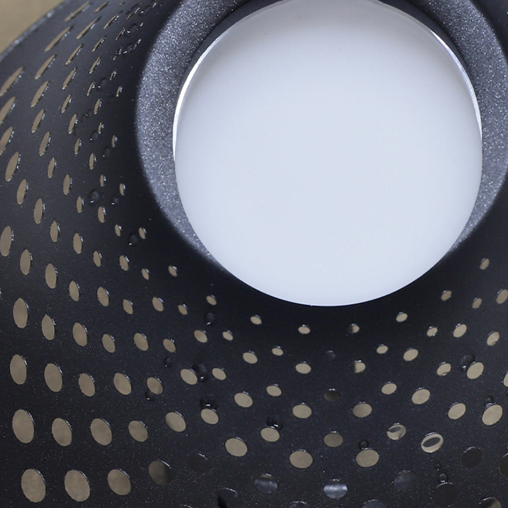 Industrial Perforated Outdoor Wall Lamp – Waterproof Metal Sconce