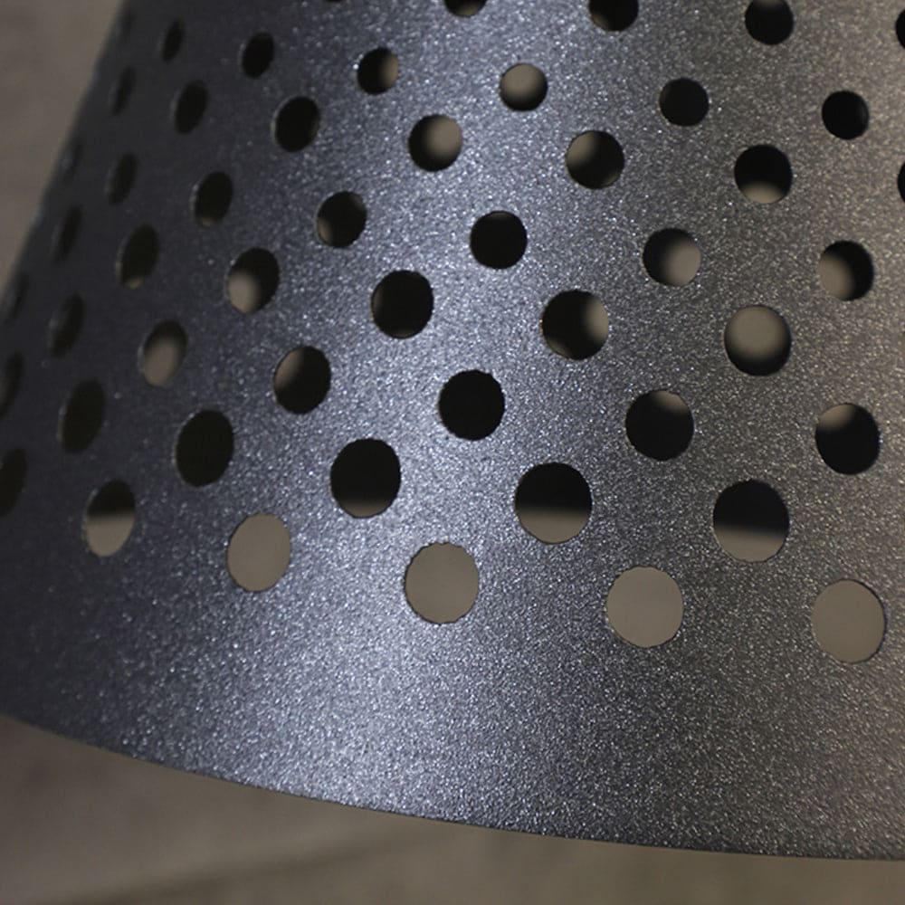 Industrial Perforated Outdoor Wall Lamp – Waterproof Metal Sconce