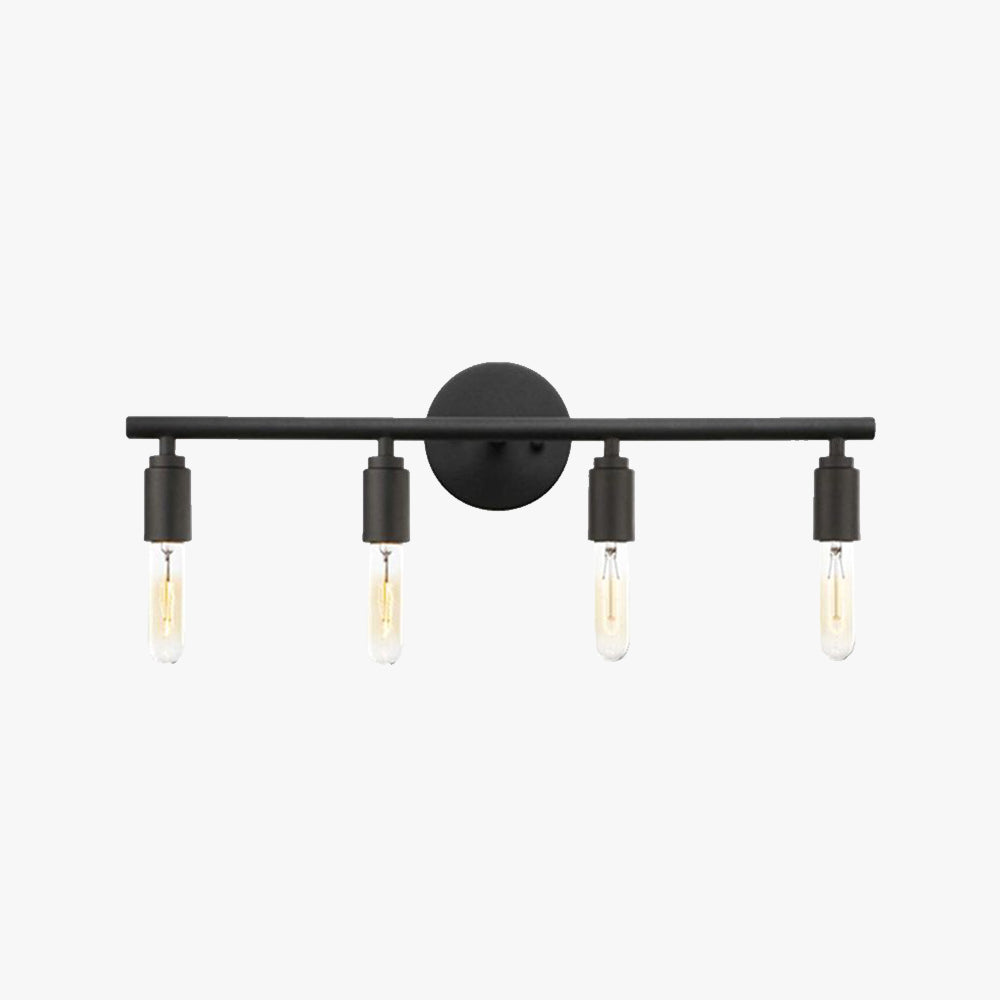 Industrial Wall Lamp, Waterproof Black Finish