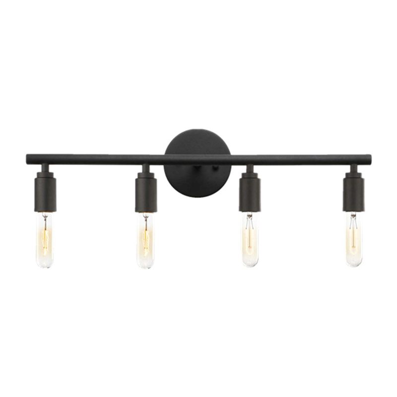 Industrial Wall Lamp, Waterproof Black Finish