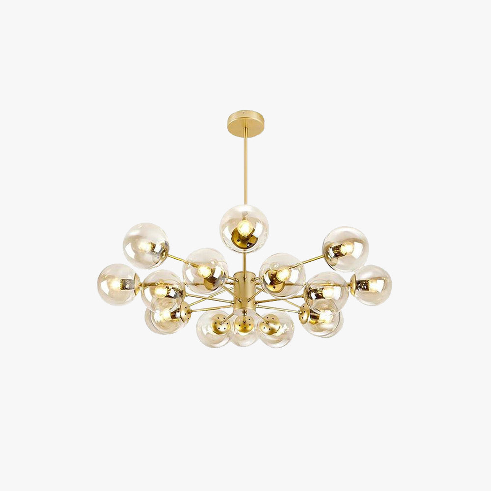 Mid-Century Chandelier with Multi-Arm Design