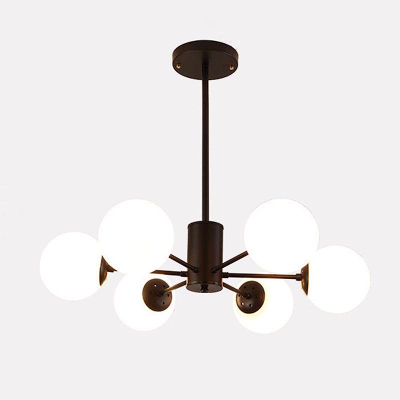 Mid-Century Chandelier with Multi-Arm Design