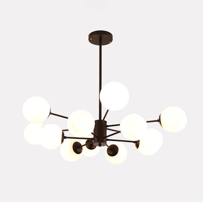 Mid-Century Chandelier with Multi-Arm Design