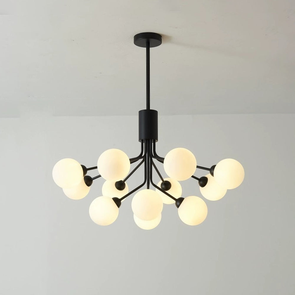 Mid-Century Modern Chandelier, Multi-Arm Design