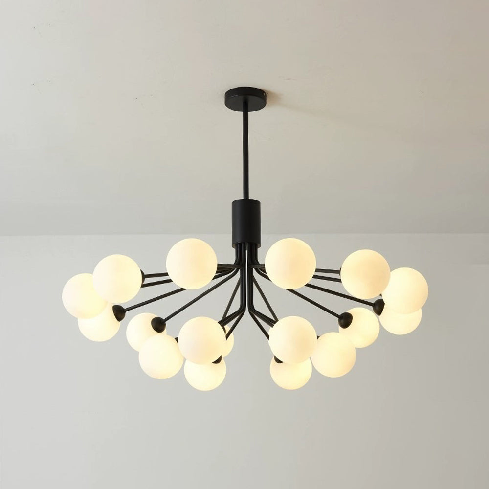 Mid-Century Modern Chandelier, Multi-Arm Design