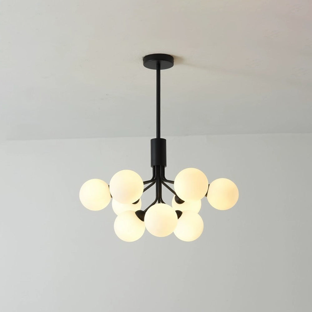 Mid-Century Modern Chandelier, Multi-Arm Design