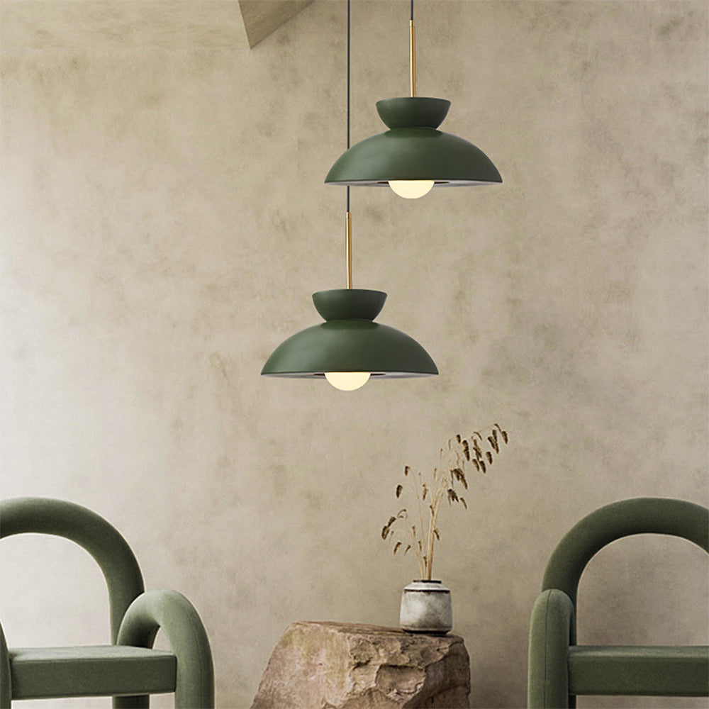 Mid-Century Modern Pendant Light – Dome Shade