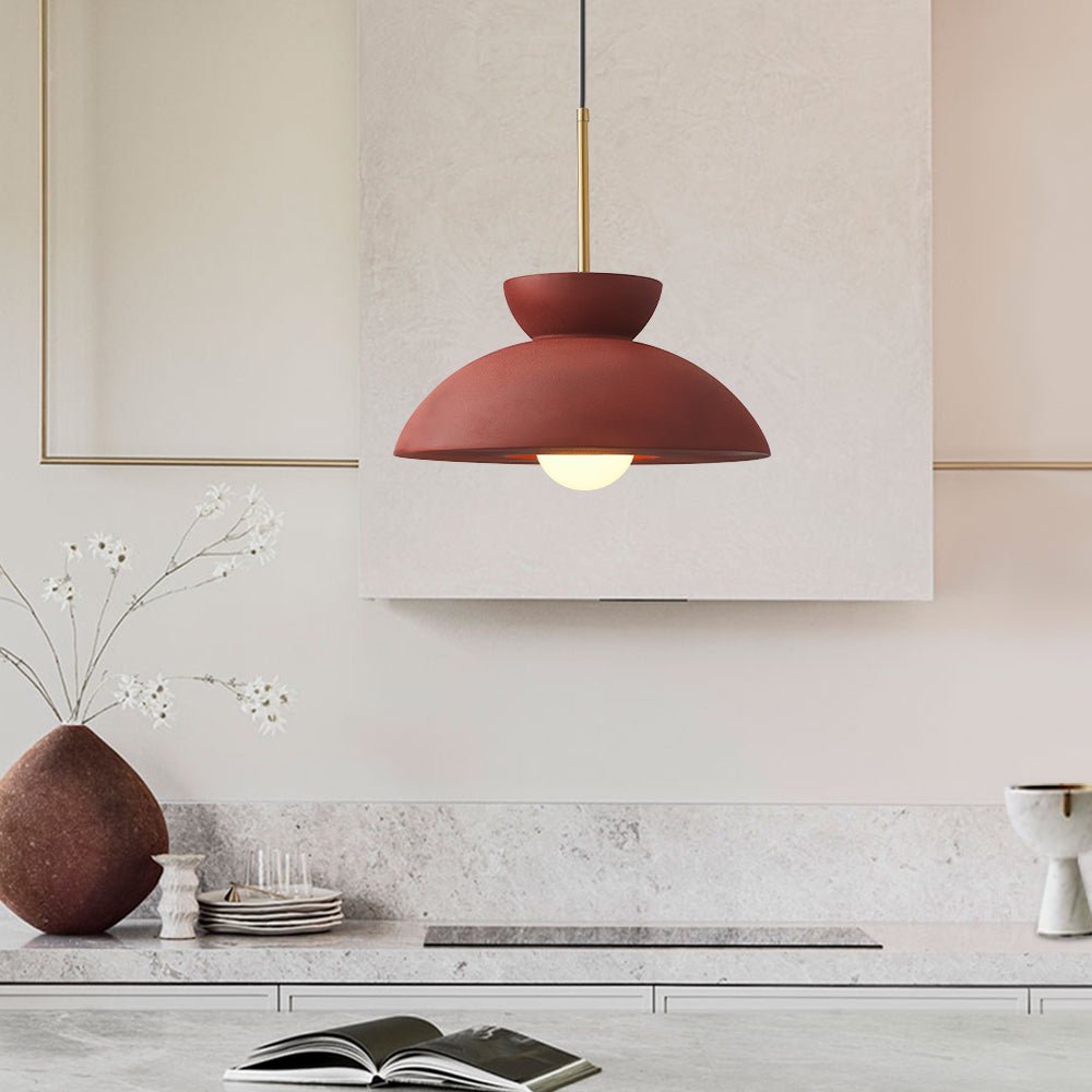 Mid-Century Modern Pendant Light – Dome Shade