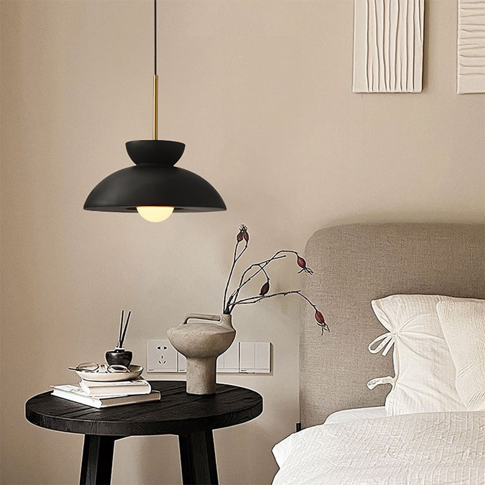 Mid-Century Modern Pendant Light – Dome Shade