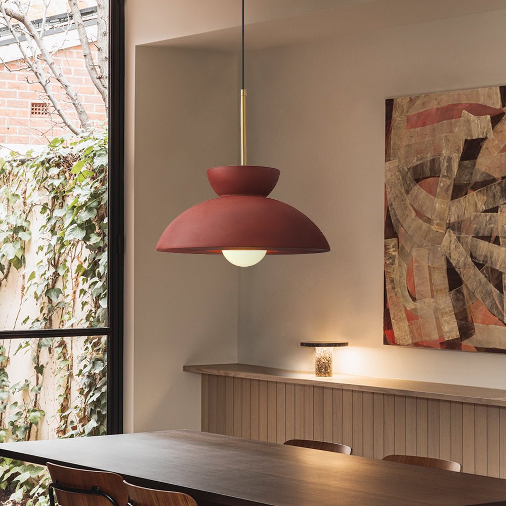 Mid-Century Modern Pendant Light – Dome Shade