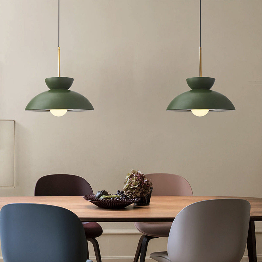 Mid-Century Modern Pendant Light – Dome Shade