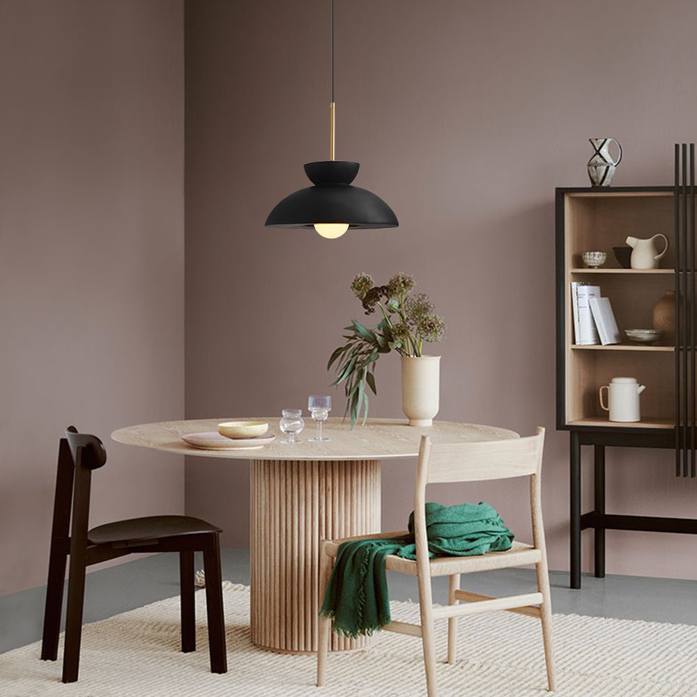 Mid-Century Modern Pendant Light – Dome Shade