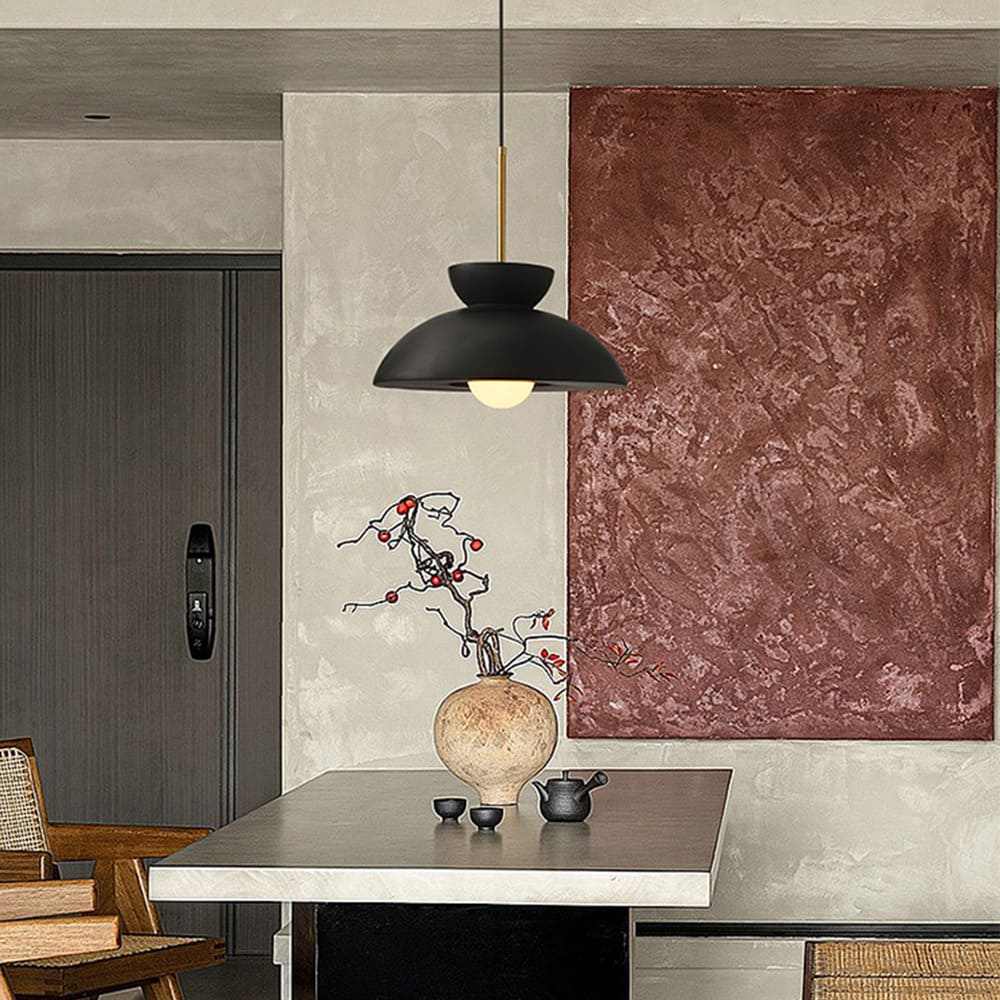 Mid-Century Modern Pendant Light – Dome Shade