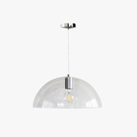 Mid-Century Pendant Light & Dome Shade Chic