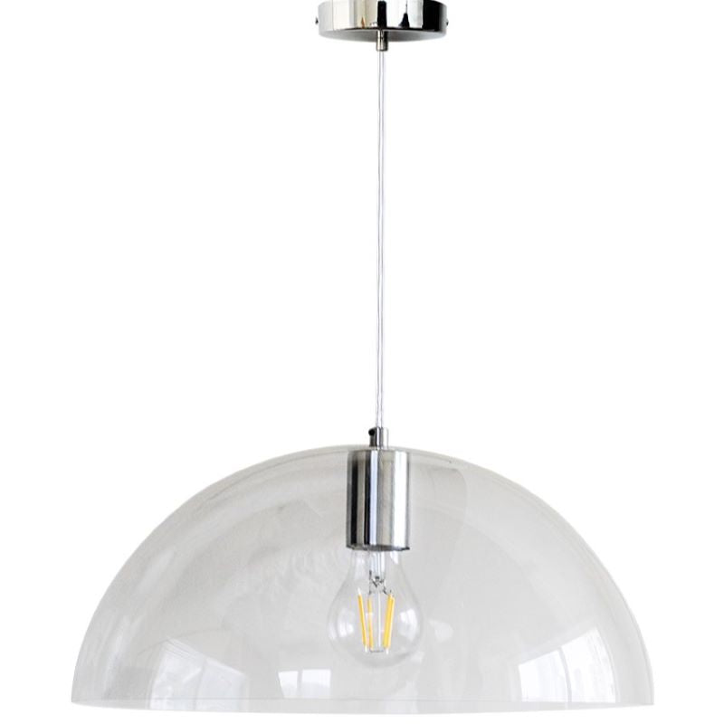 Mid-Century Pendant Light & Dome Shade Chic