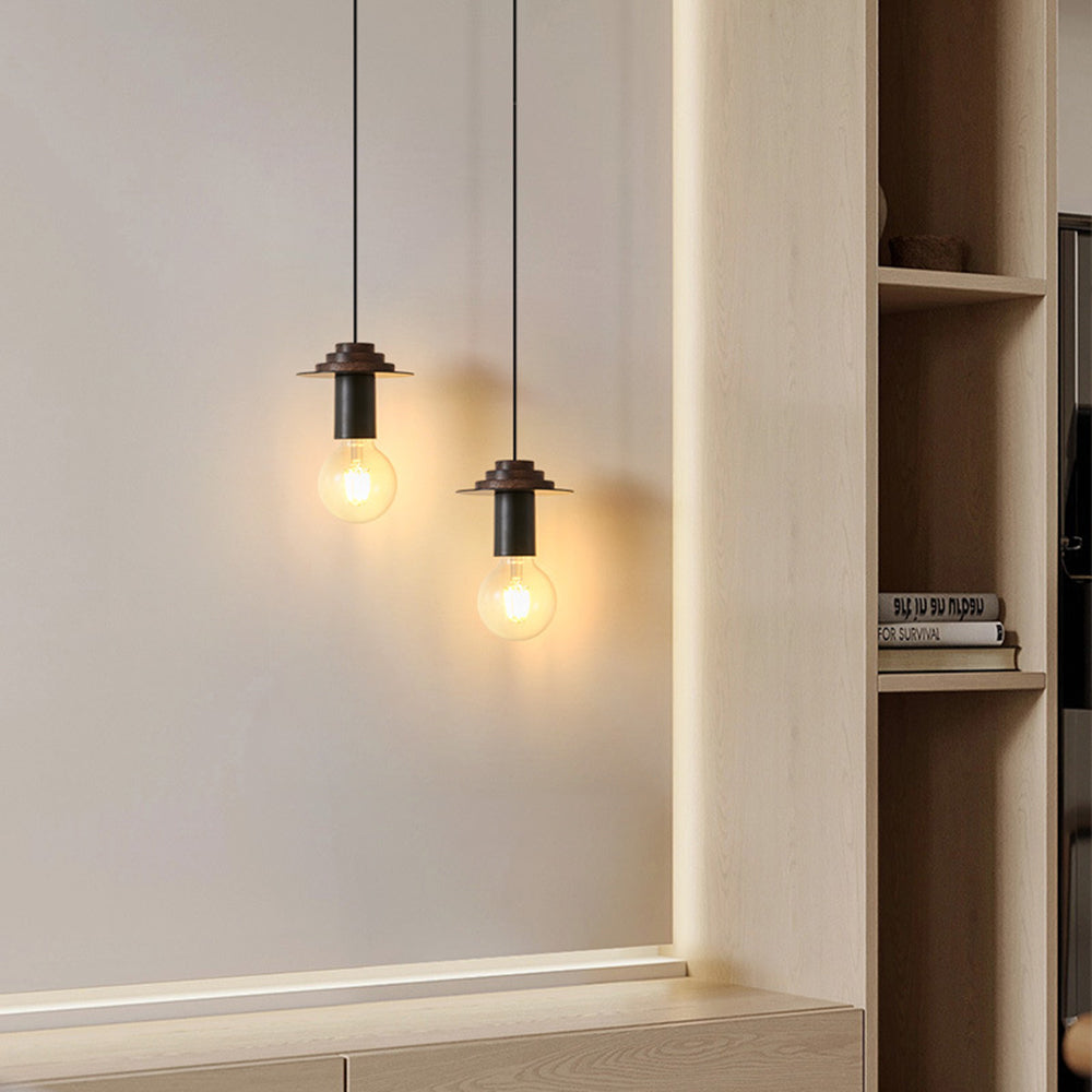 Mid-Century Pendant Light & Geometric Charm