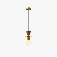 Mid-Century Pendant Light & Geometric Charm