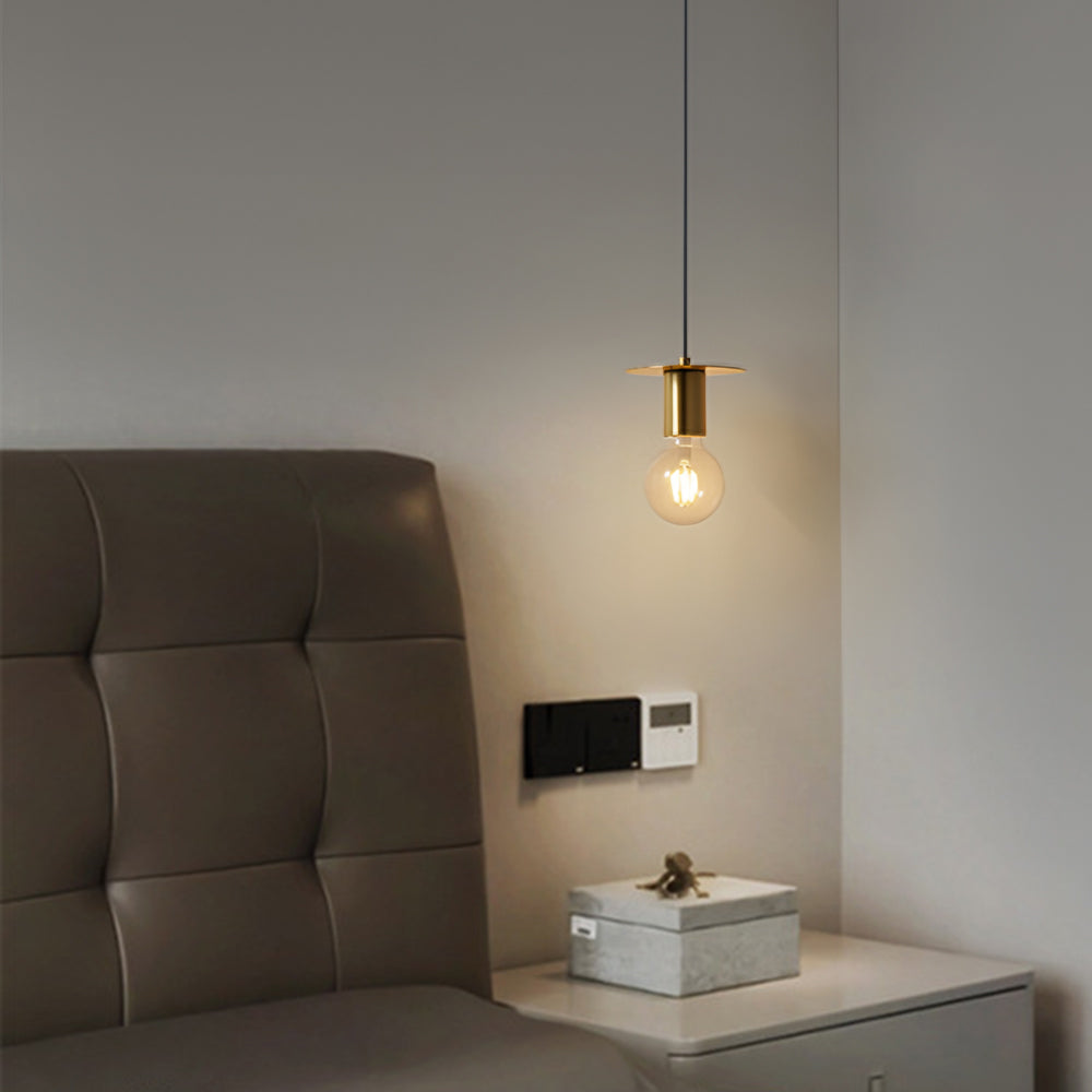 Mid-Century Pendant Light & Geometric Charm