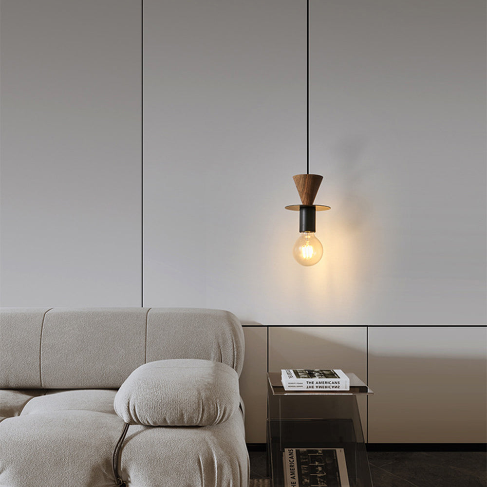 Mid-Century Pendant Light & Geometric Charm