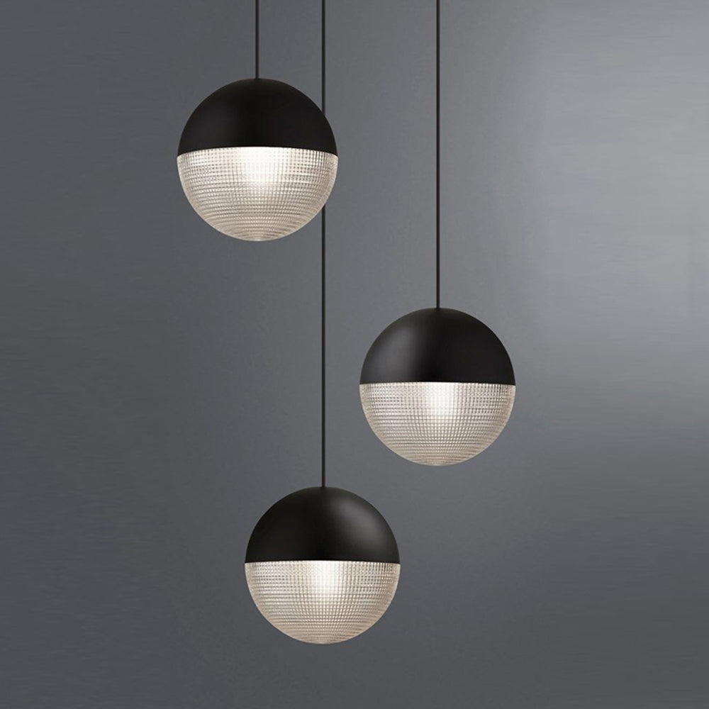 Mid-Century Pendant Light – Gold & Glass Accent