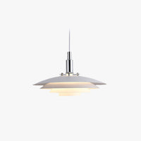Mid-Century Pendant Light & Layered Disc Design