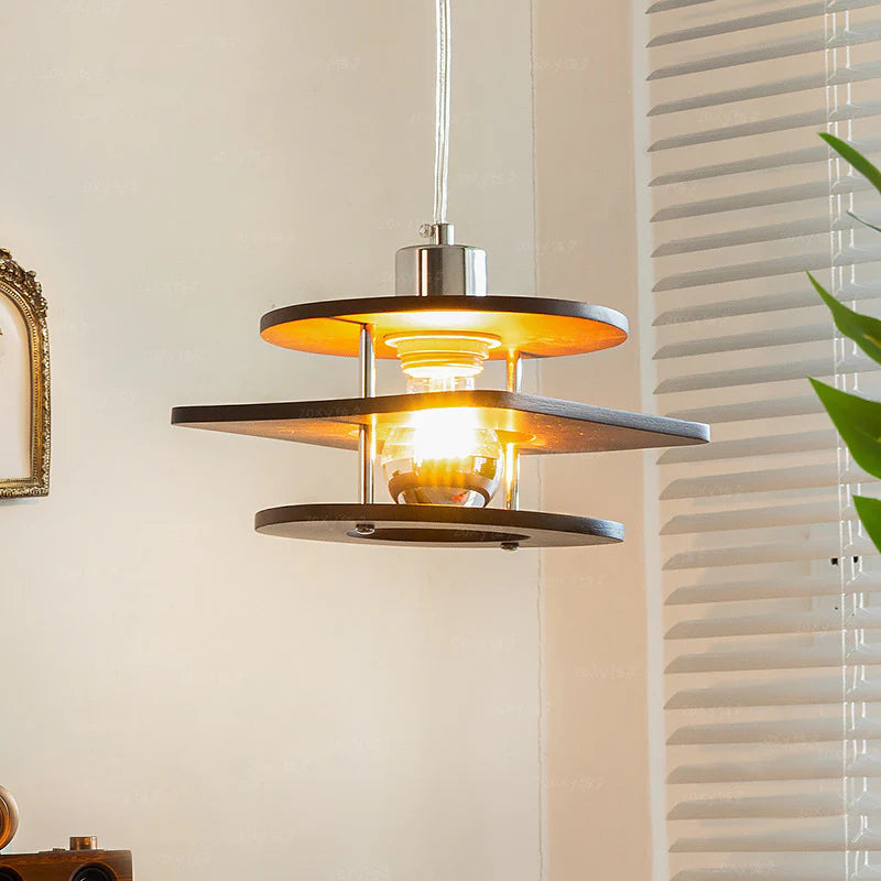 Mid-Century Pendant Light & Triple-Layered Shades