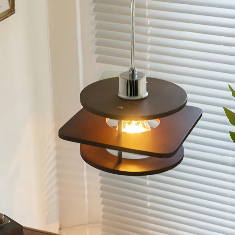 Mid-Century Pendant Light & Triple-Layered Shades