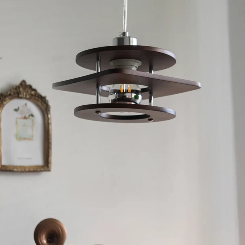 Mid-Century Pendant Light & Triple-Layered Shades