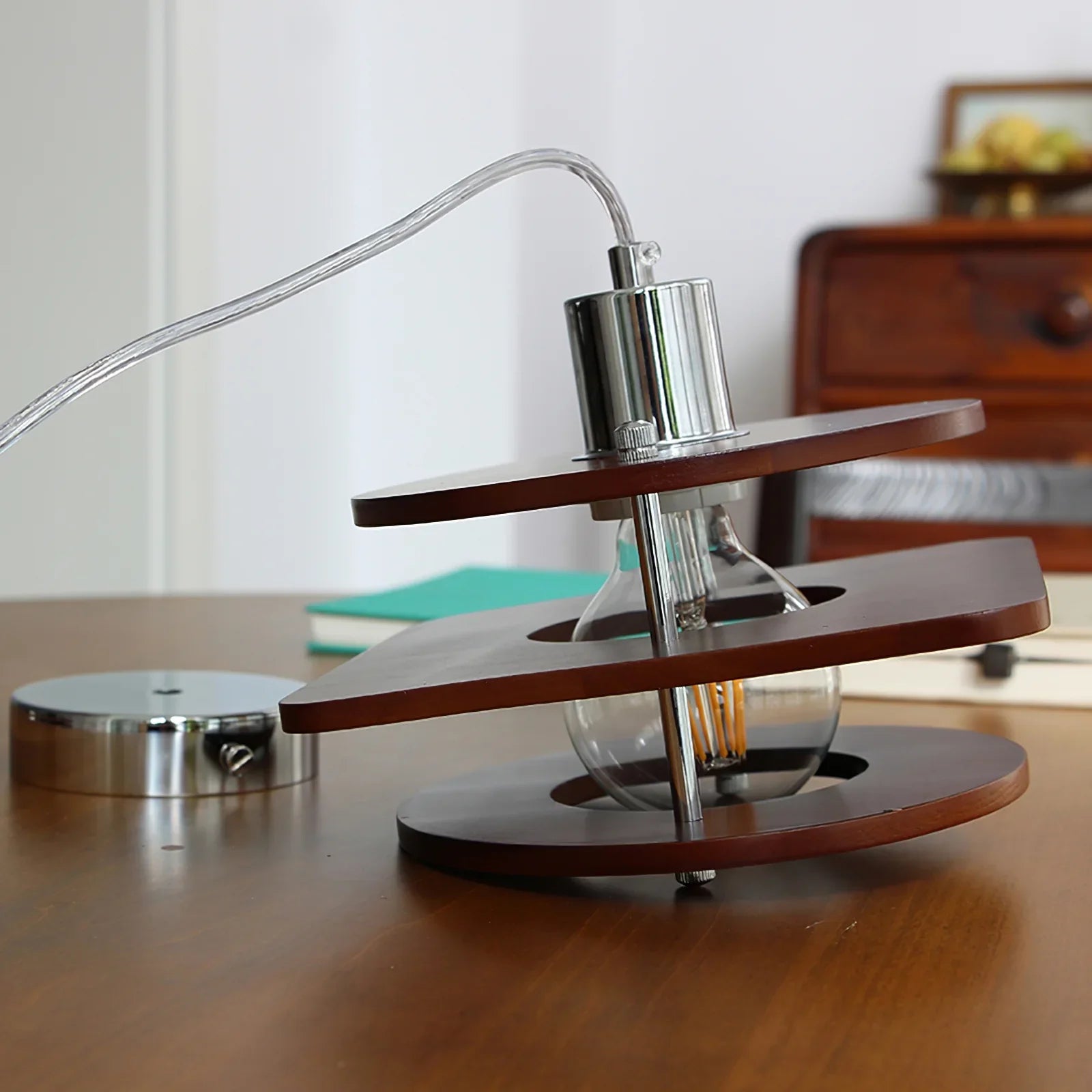 Mid-Century Pendant Light & Triple-Layered Shades