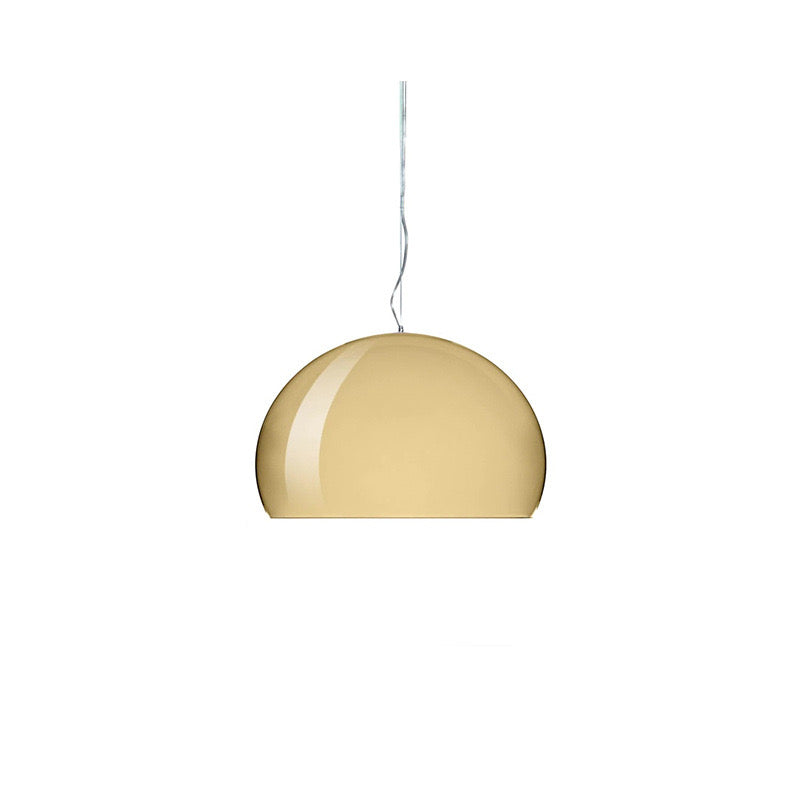 Mid-Century Pendant Light with Dome Shade