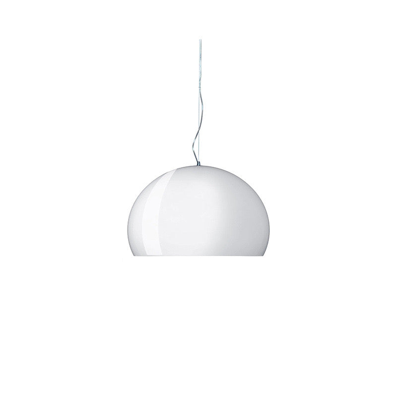 Mid-Century Pendant Light with Dome Shade