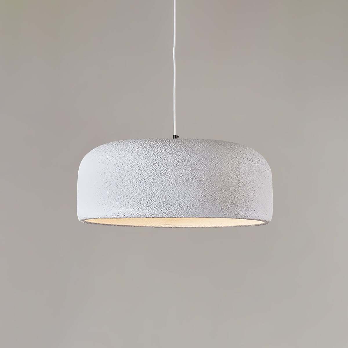 Wabi-Sabi Cylindrical Open-Bottom Pendant Light