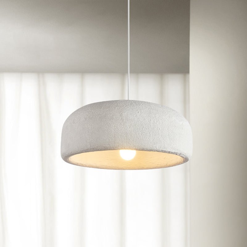 Wabi-Sabi Cylindrical Open-Bottom Pendant Light