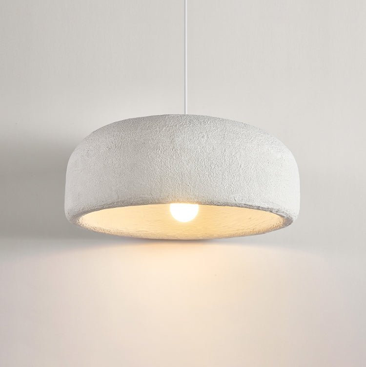 Wabi-Sabi Cylindrical Open-Bottom Pendant Light