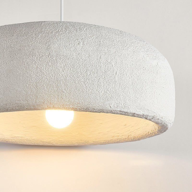 Wabi-Sabi Cylindrical Open-Bottom Pendant Light