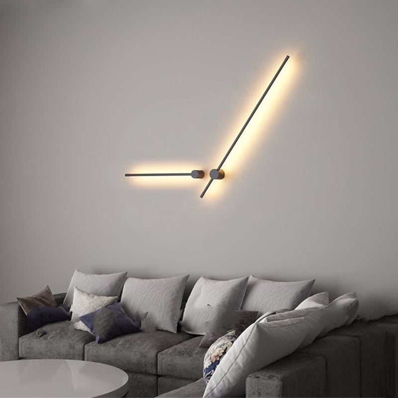 Minimalist Cylindrical Adjustable Wall Light with LED