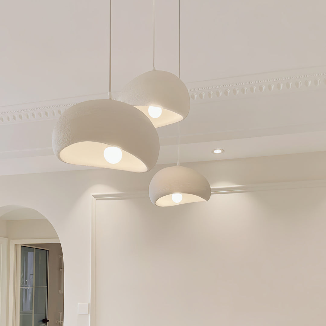 Hemispherical Wabi-Sabi Pendant Light – Curved Bottom