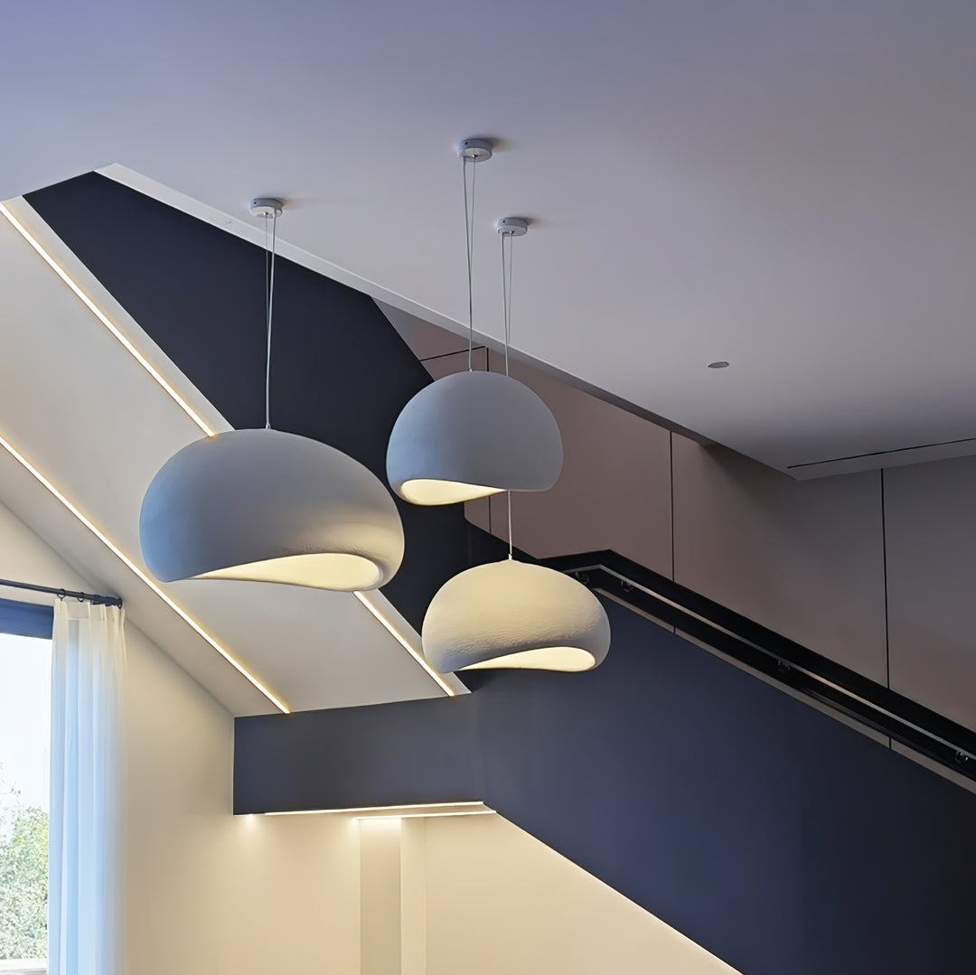 Hemispherical Wabi-Sabi Pendant Light – Curved Bottom