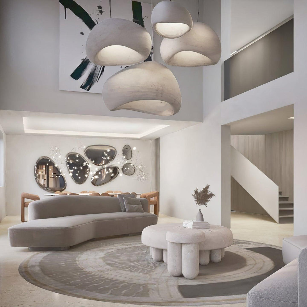 Hemispherical Wabi-Sabi Pendant Light – Curved Bottom