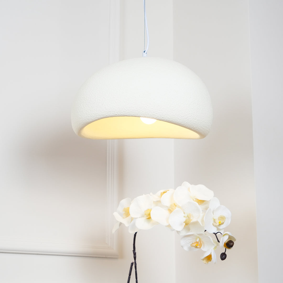 Hemispherical Wabi-Sabi Pendant Light – Curved Bottom
