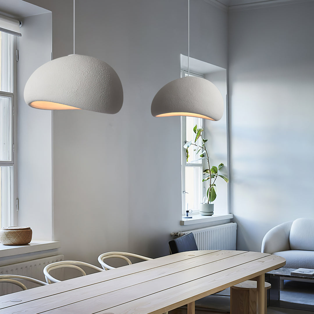 Hemispherical Wabi-Sabi Pendant Light – Curved Bottom