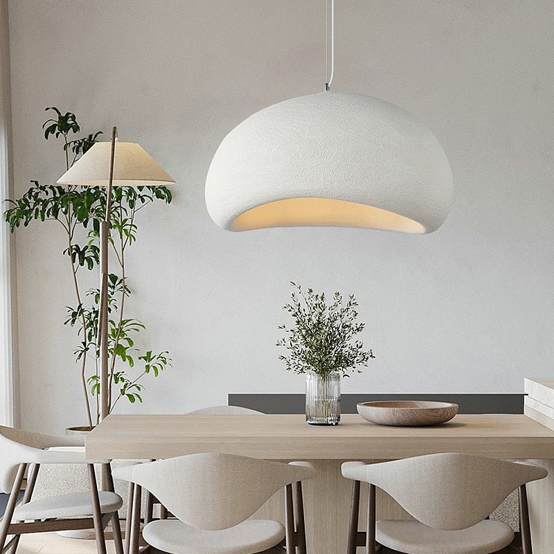 Hemispherical Wabi-Sabi Pendant Light – Curved Bottom