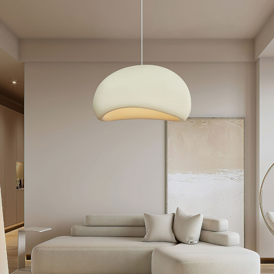 Hemispherical Wabi-Sabi Pendant Light – Curved Bottom