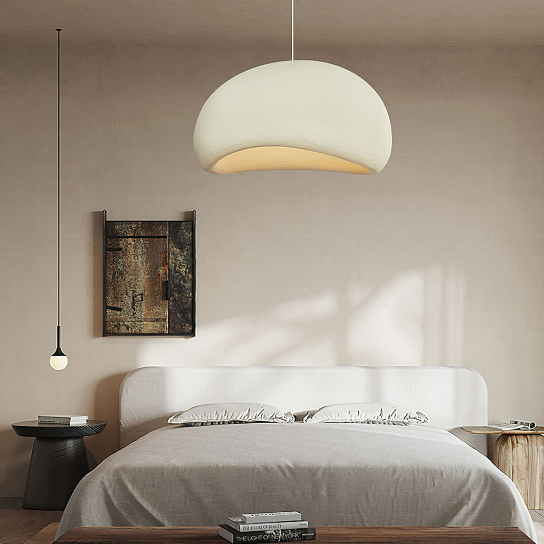 Hemispherical Wabi-Sabi Pendant Light – Curved Bottom